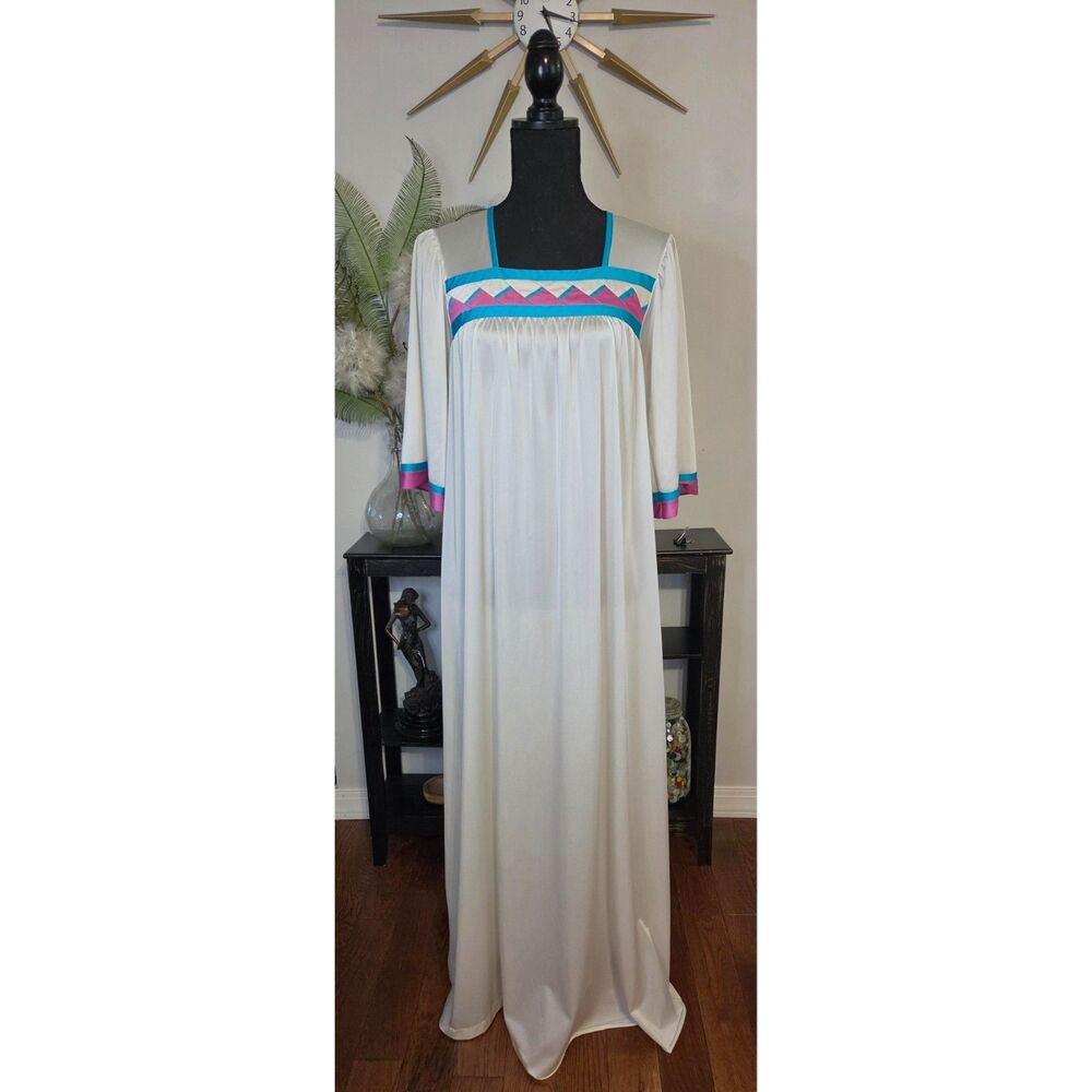Vintage 70s Henson Kickernick Nightgown-Sz Medium